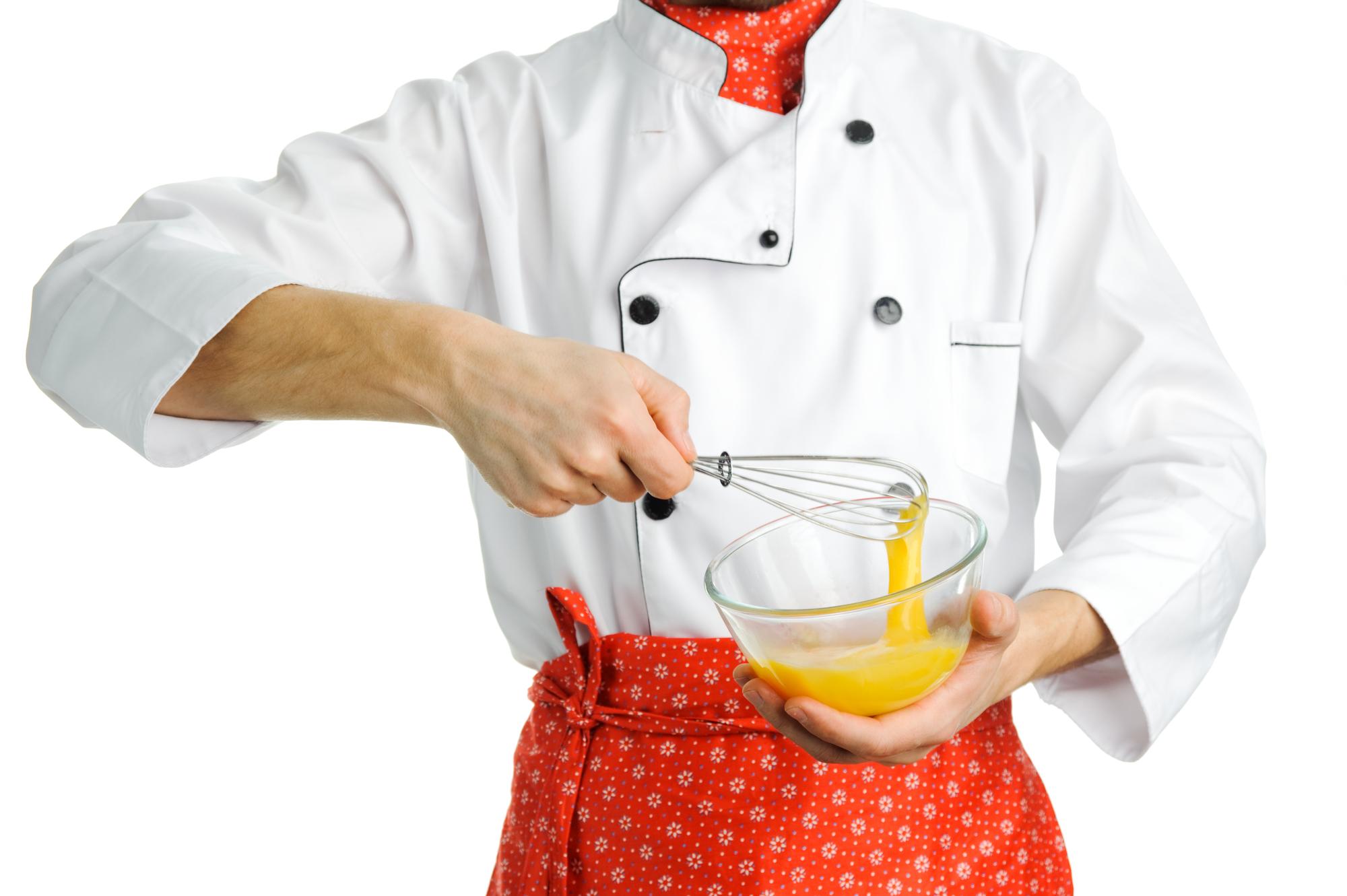 Şefin pasta dekorasyonu büyük